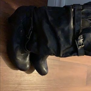 Size 12 slightly worn faux brown boots